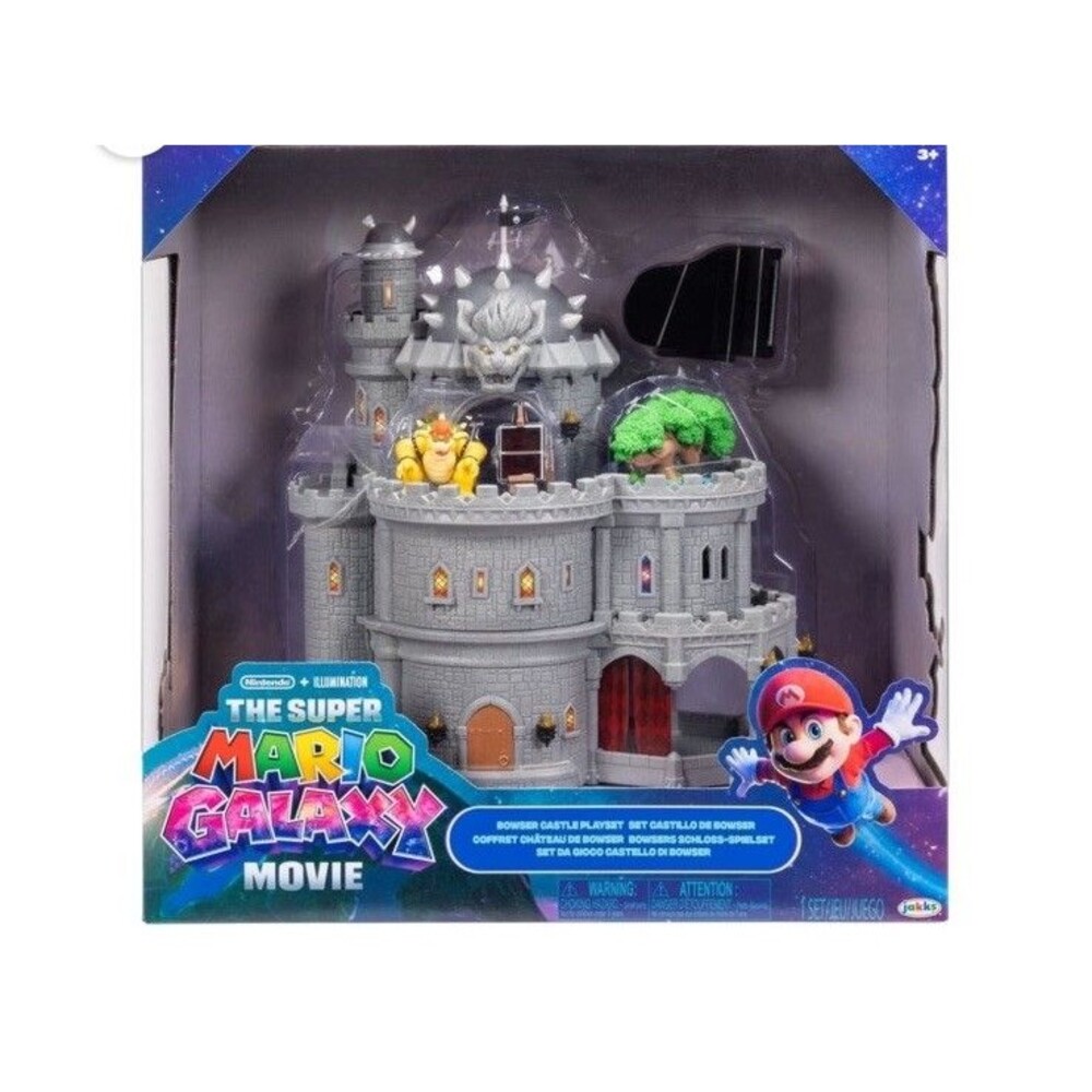 The Super Mario Galaxy Movie Deluxe Bowser Castle Playset